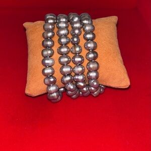 Elegant Silver Bracelet Set